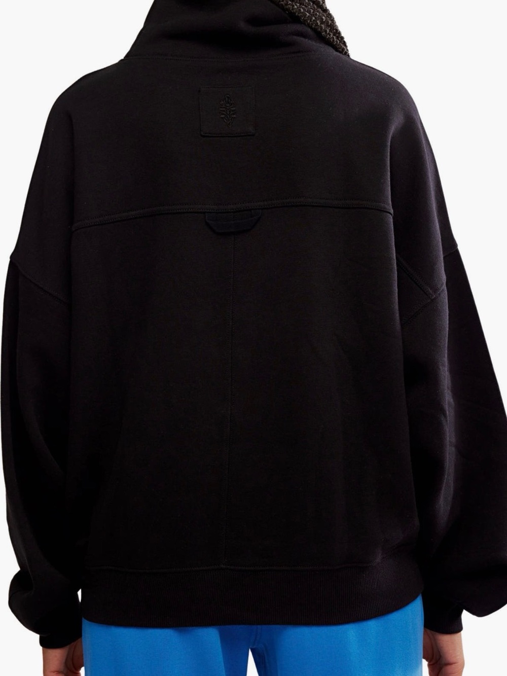 FP Movement On Your Mark Logo Embroidered Funnel-Neck Sweatshirt (oversized) - Picture 2 of 6